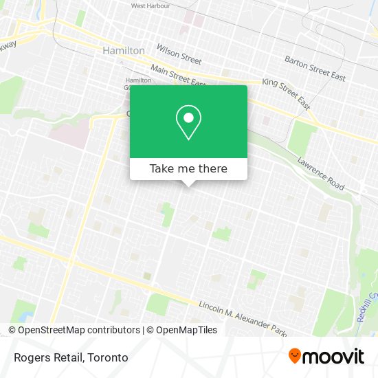 Rogers Retail map