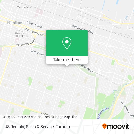 JS Rentals, Sales & Service map