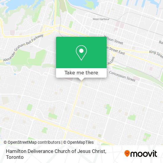 Hamilton Deliverance Church of Jesus Christ map