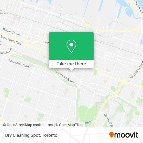 Dry Cleaning Spot map