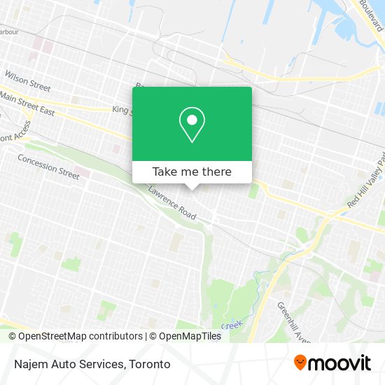 Najem Auto Services map