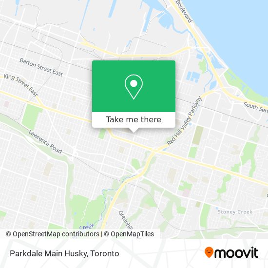 Parkdale Main Husky map