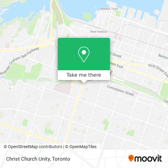 Christ Church Unity map
