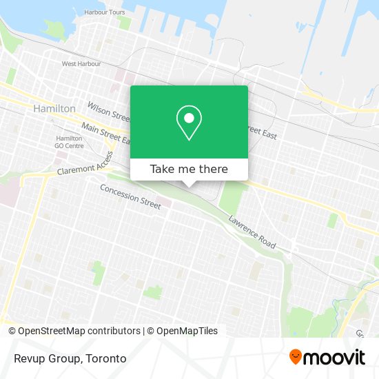Revup Group map