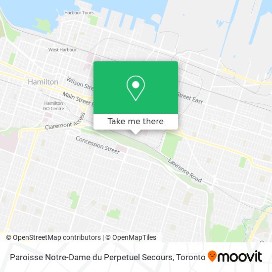 Paroisse Notre-Dame du Perpetuel Secours map