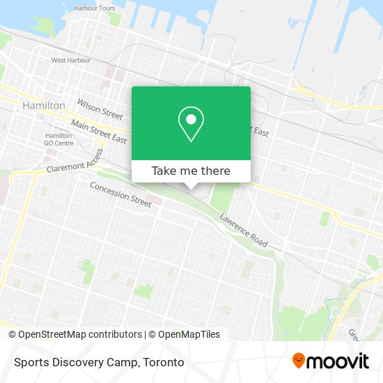 Sports Discovery Camp map