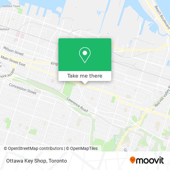 Ottawa Key Shop map