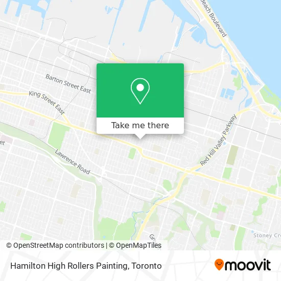 Hamilton High Rollers Painting map