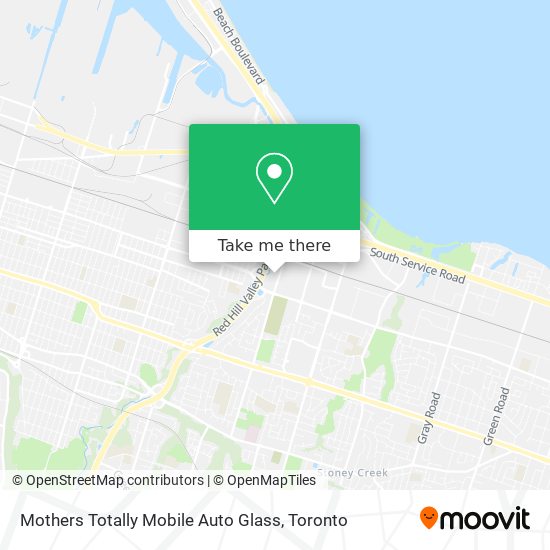 Mothers Totally Mobile Auto Glass map