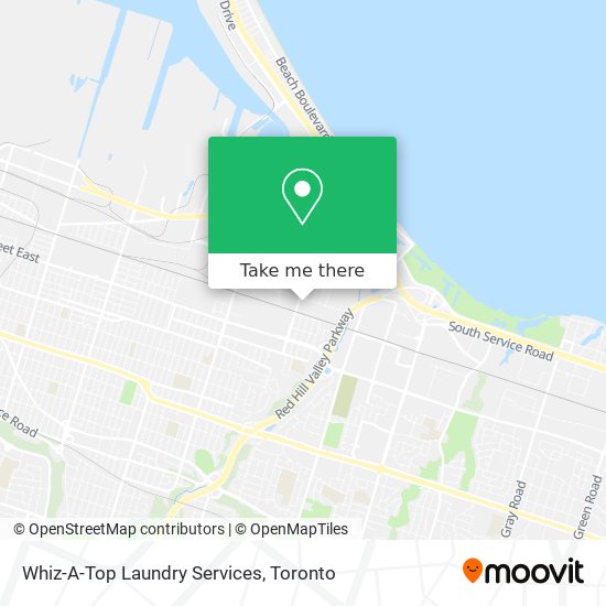 Whiz-A-Top Laundry Services map