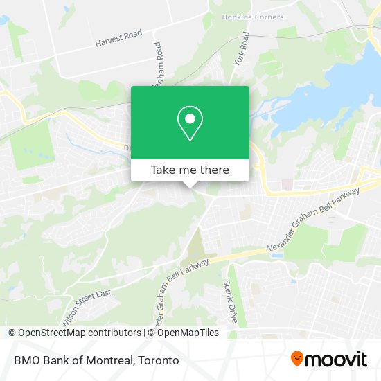 BMO Bank of Montreal map