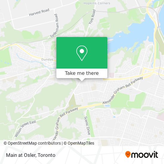 Main at Osler map