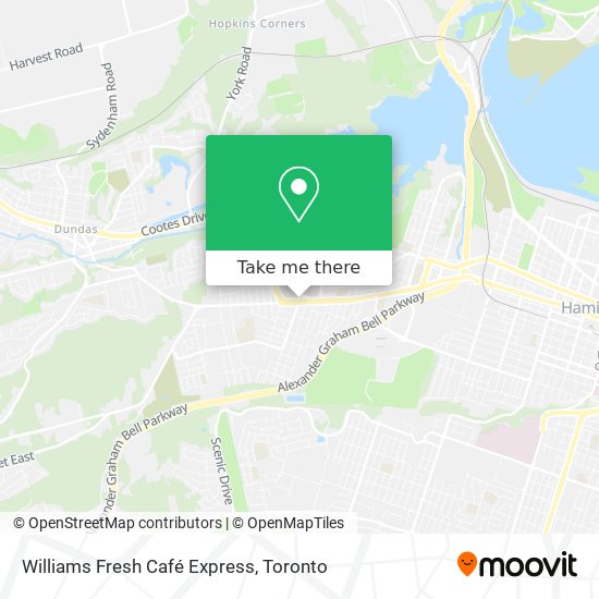 Williams Fresh Café Express map