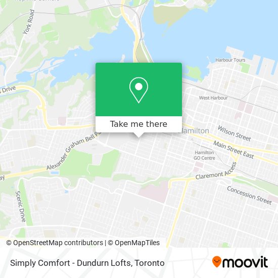 Simply Comfort - Dundurn Lofts map