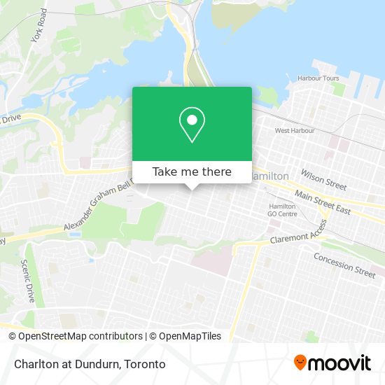 Charlton at Dundurn map