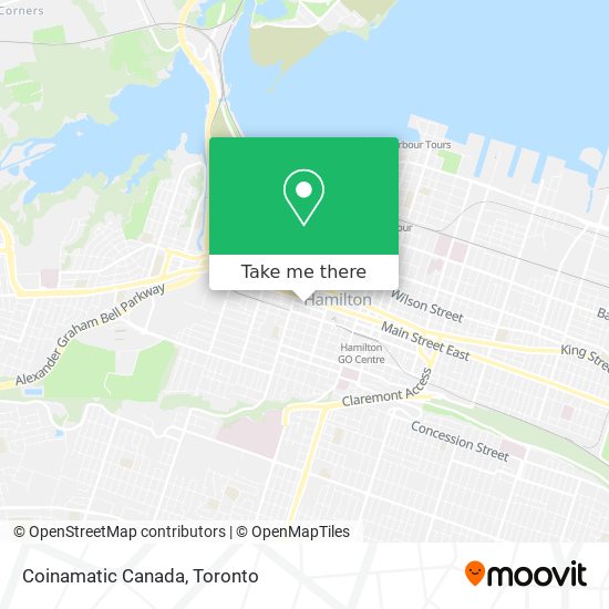 Coinamatic Canada map