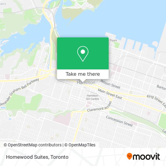 Homewood Suites map