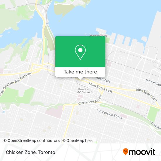 Chicken Zone map