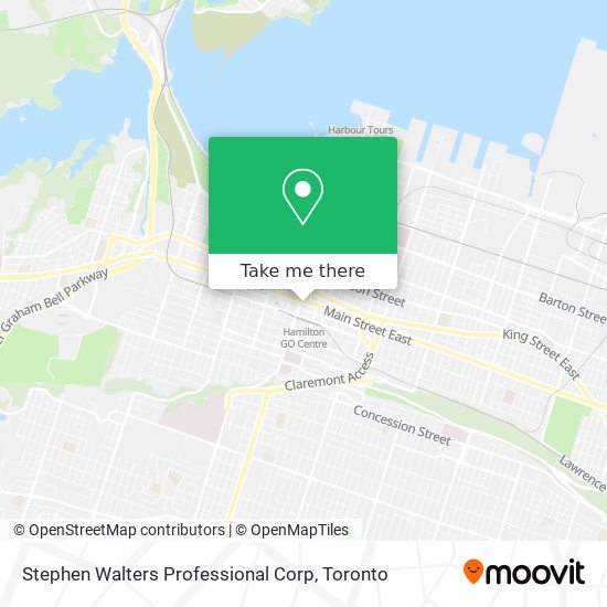 Stephen Walters Professional Corp map