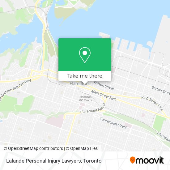 Lalande Personal Injury Lawyers map