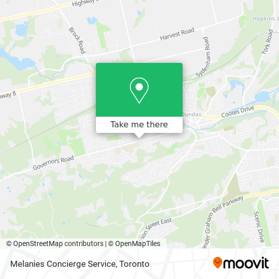 Melanies Concierge Service map