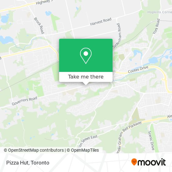 Pizza Hut map