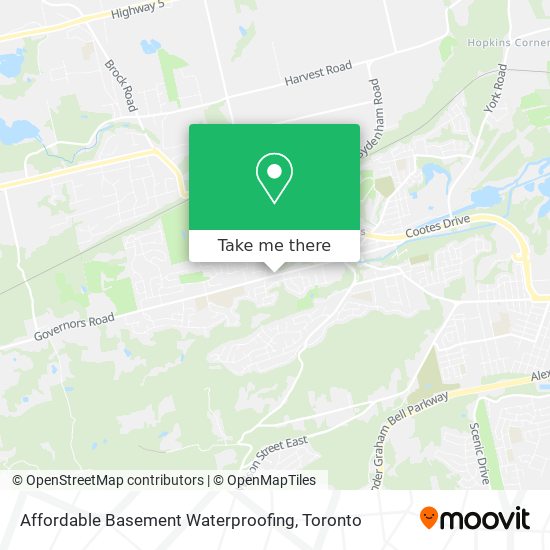 Affordable Basement Waterproofing map