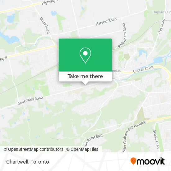 Chartwell map