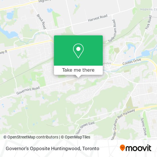 Governor's Opposite Huntingwood map