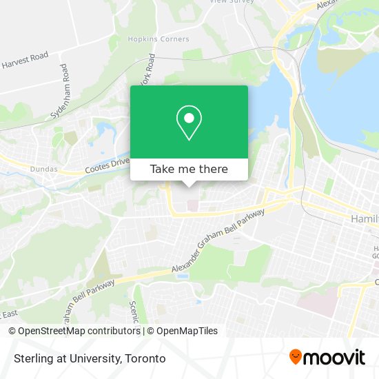 Sterling at University map