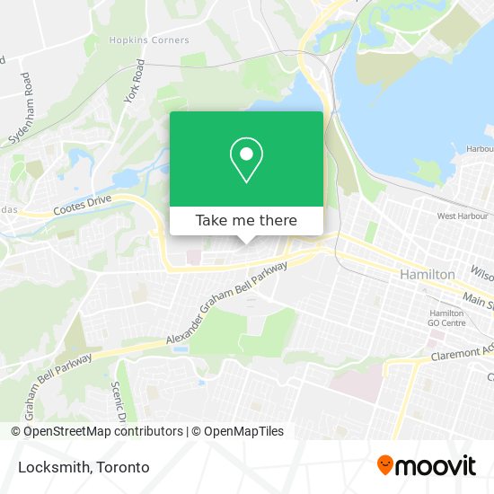 Locksmith map