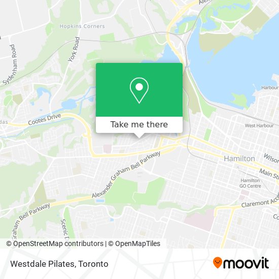 Westdale Pilates map