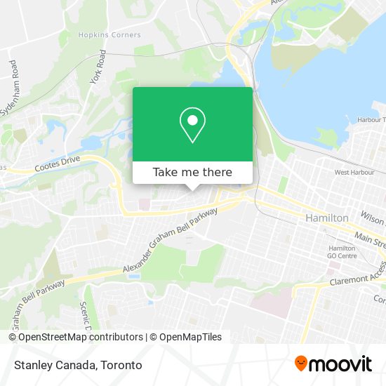 Stanley Canada map