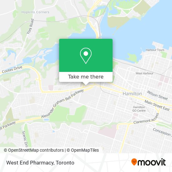 West End Pharmacy map