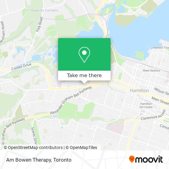 Am Bowen Therapy map