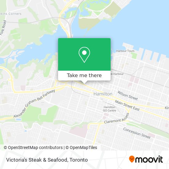 Victoria's Steak & Seafood plan