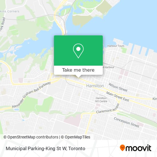 Municipal Parking-King St W plan