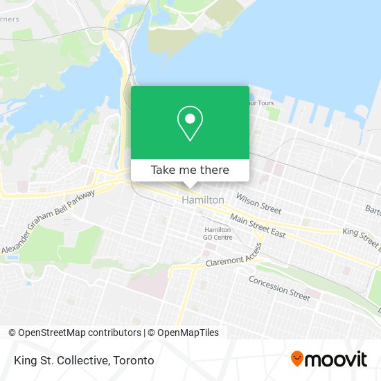 King St. Collective map