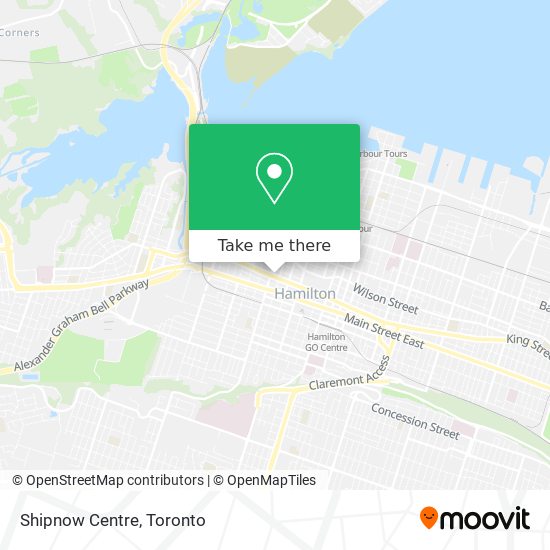 Shipnow Centre map