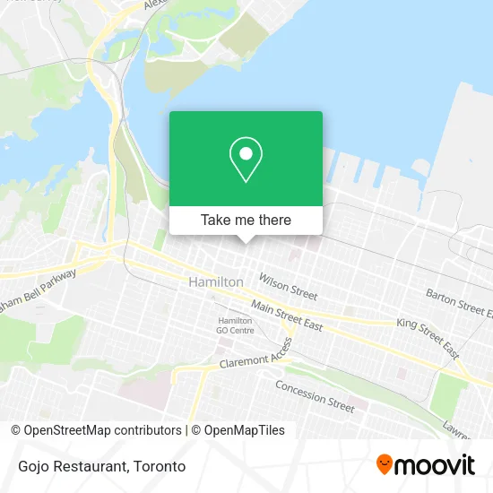 Gojo Restaurant map
