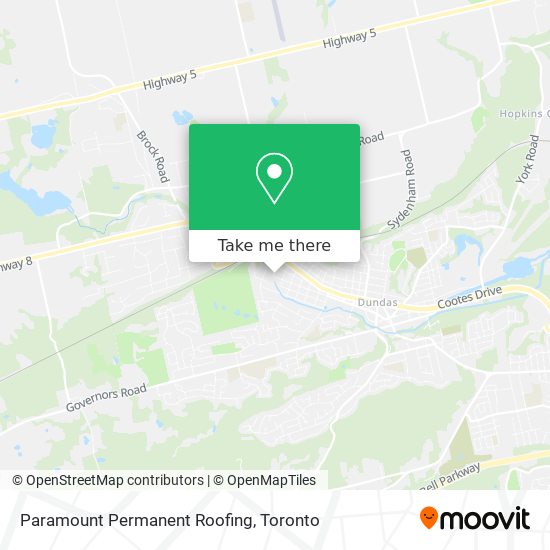 Paramount Permanent Roofing map