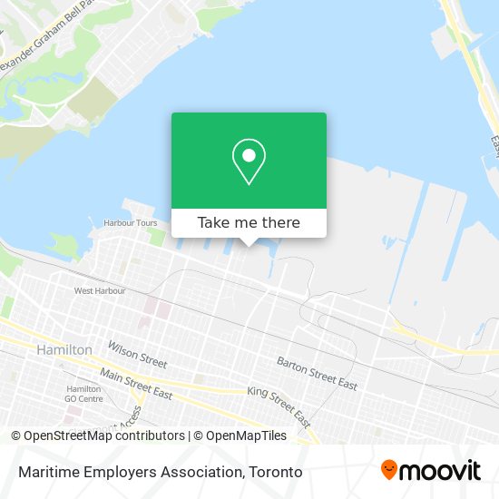 Maritime Employers Association map