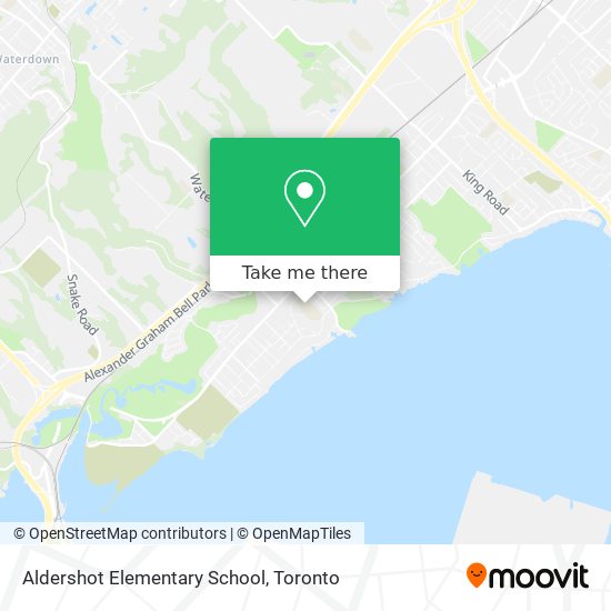 Aldershot Elementary School map