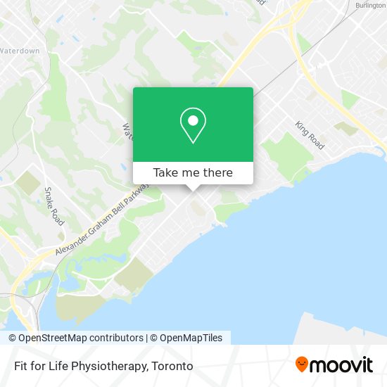Fit for Life Physiotherapy map