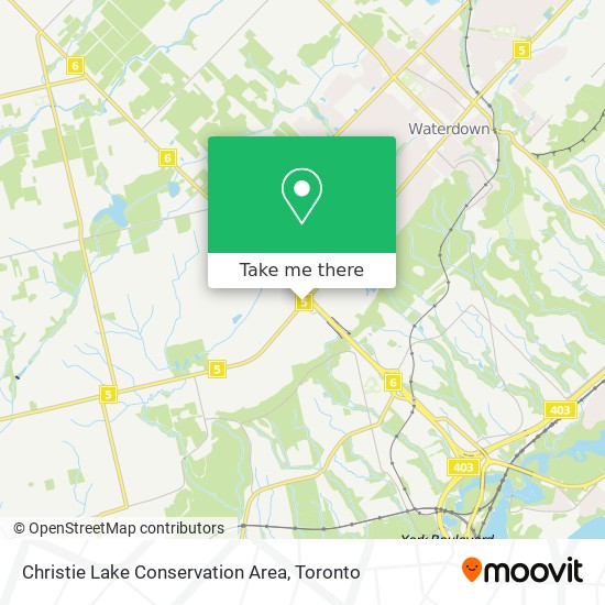 Christie Lake Conservation Area plan