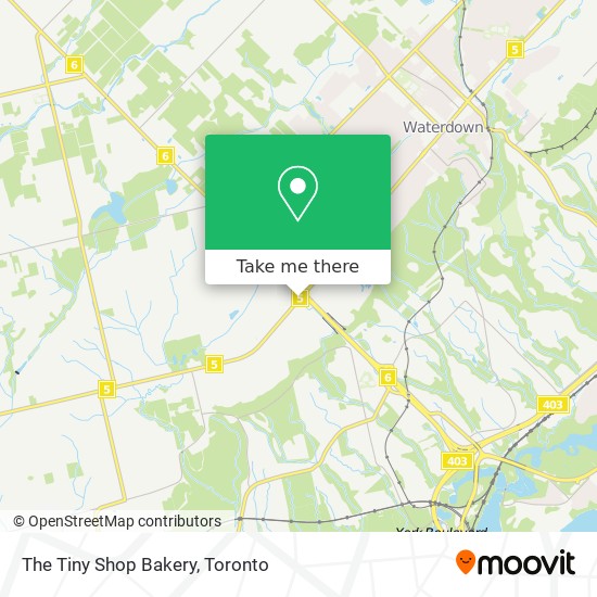 The Tiny Shop Bakery map