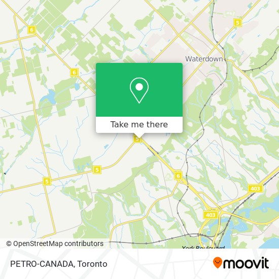 PETRO-CANADA map