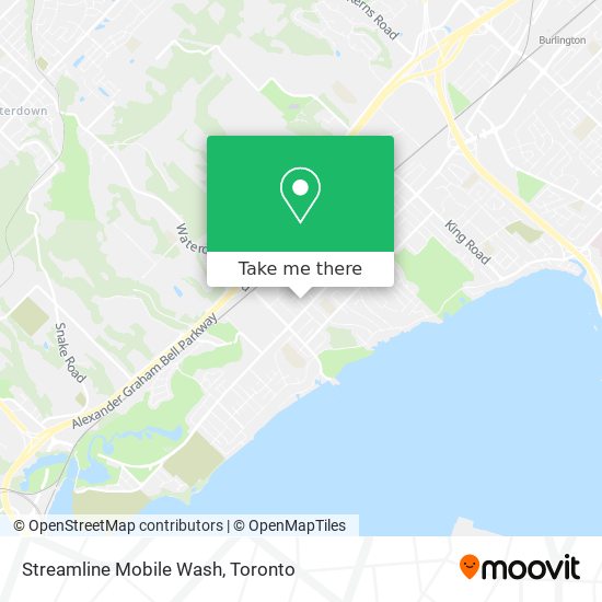 Streamline Mobile Wash map