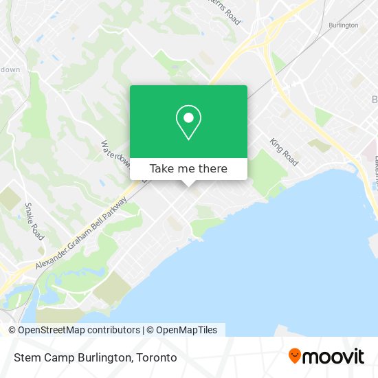 Stem Camp Burlington map