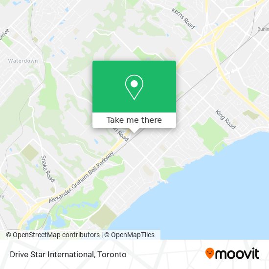 Drive Star International map